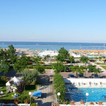 Camere fronte mare Hotel Britannia Cesenatico